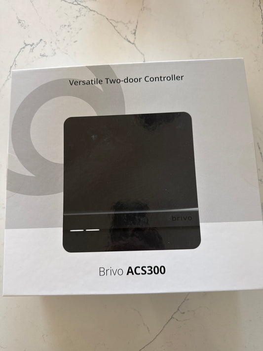 Brivo ACS300 PoE+ two-door Ethernet and Wi-Fi access-control controller.
